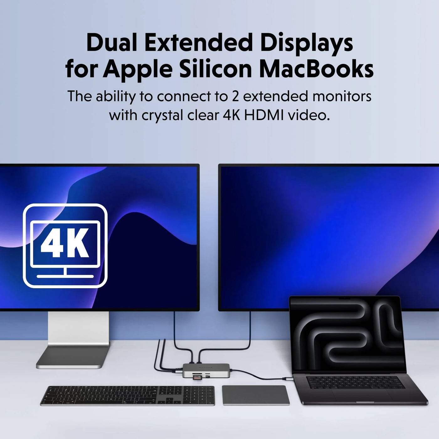 HyperDrive Dual 4K HDMI 10-in-1 USB-C Hub For MacBooks