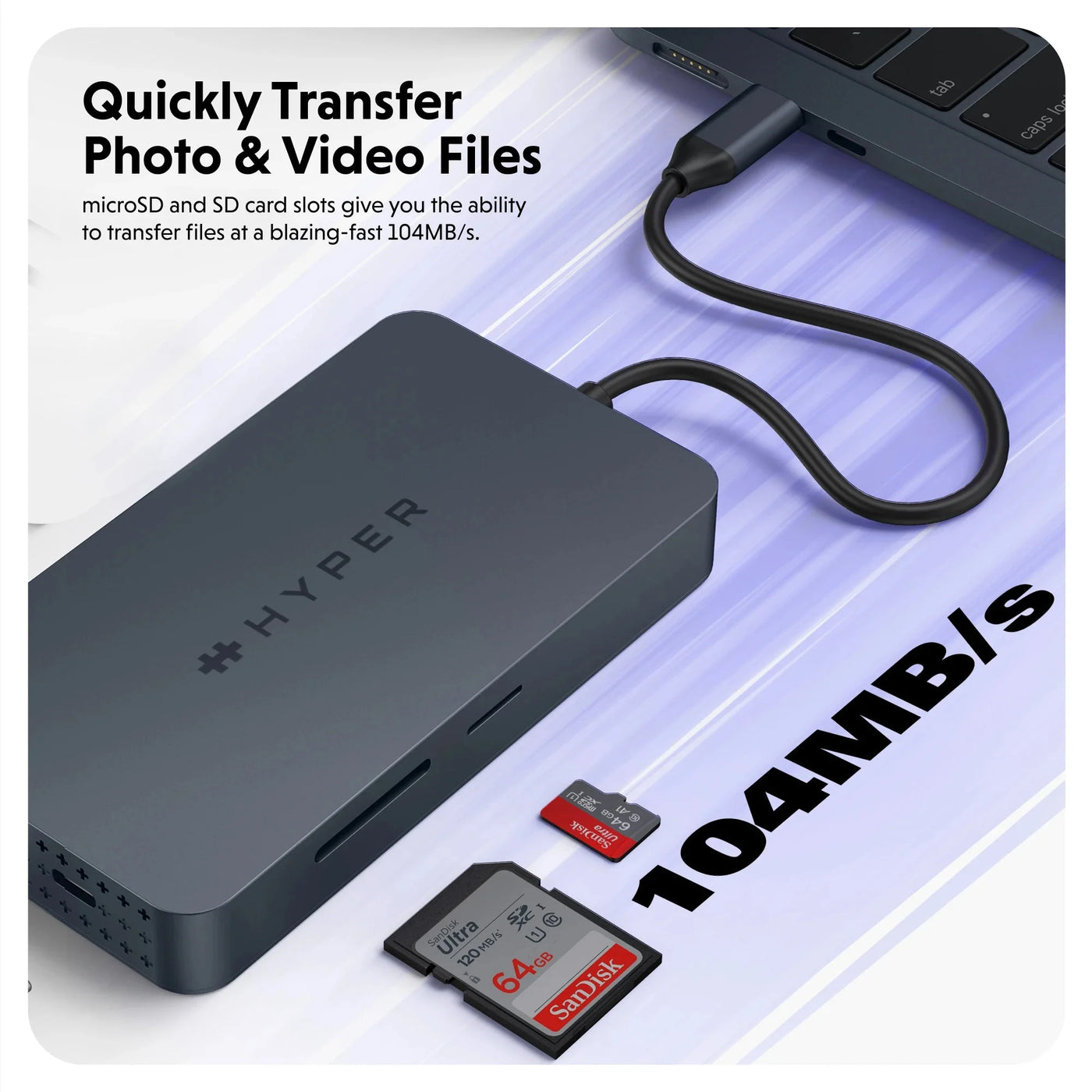 HyperDrive Dual 4K HDMI 10-in-1 USB-C Hub For MacBooks