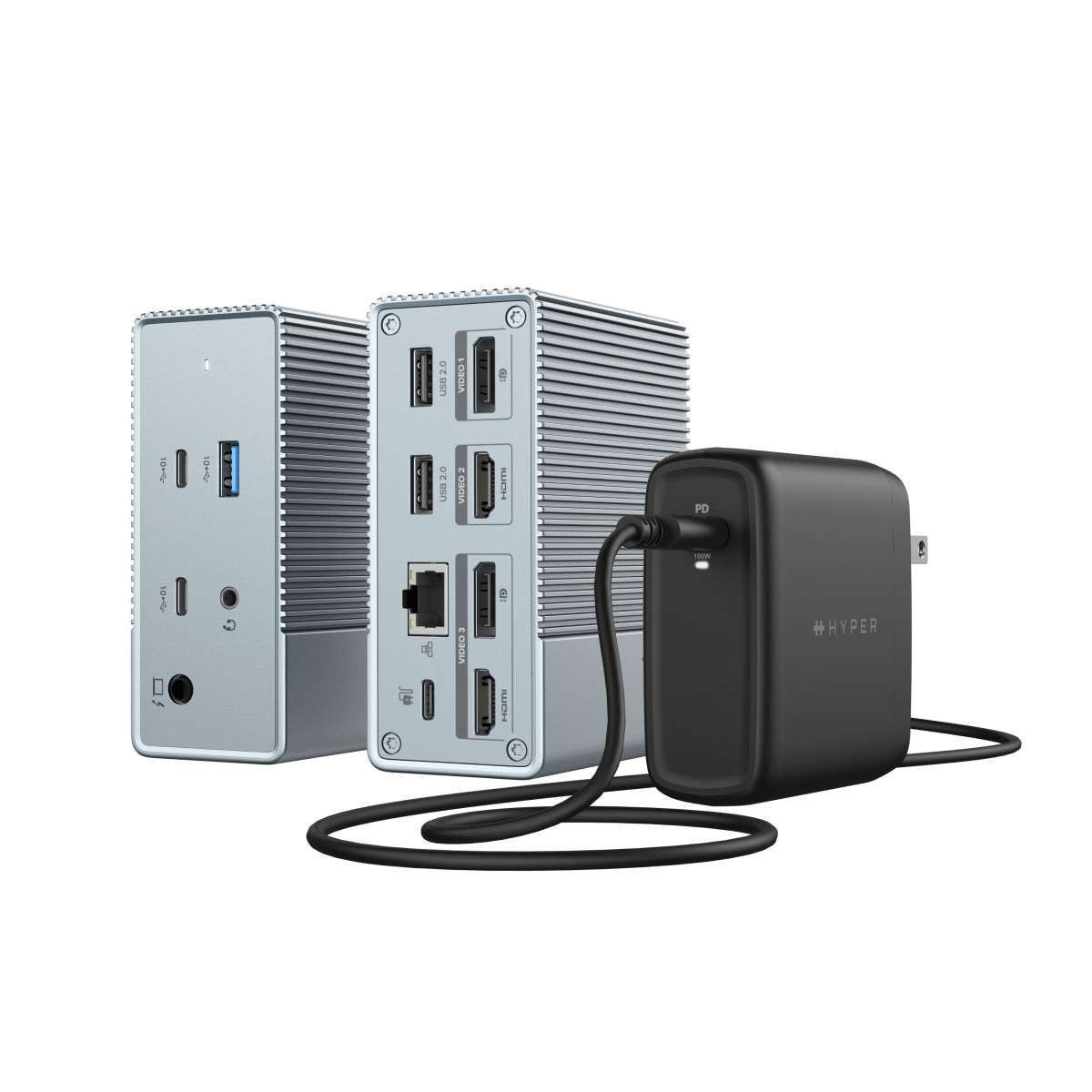 HyperDrive GEN2 12-in-1 USB-C Docking Station With Power Adapter