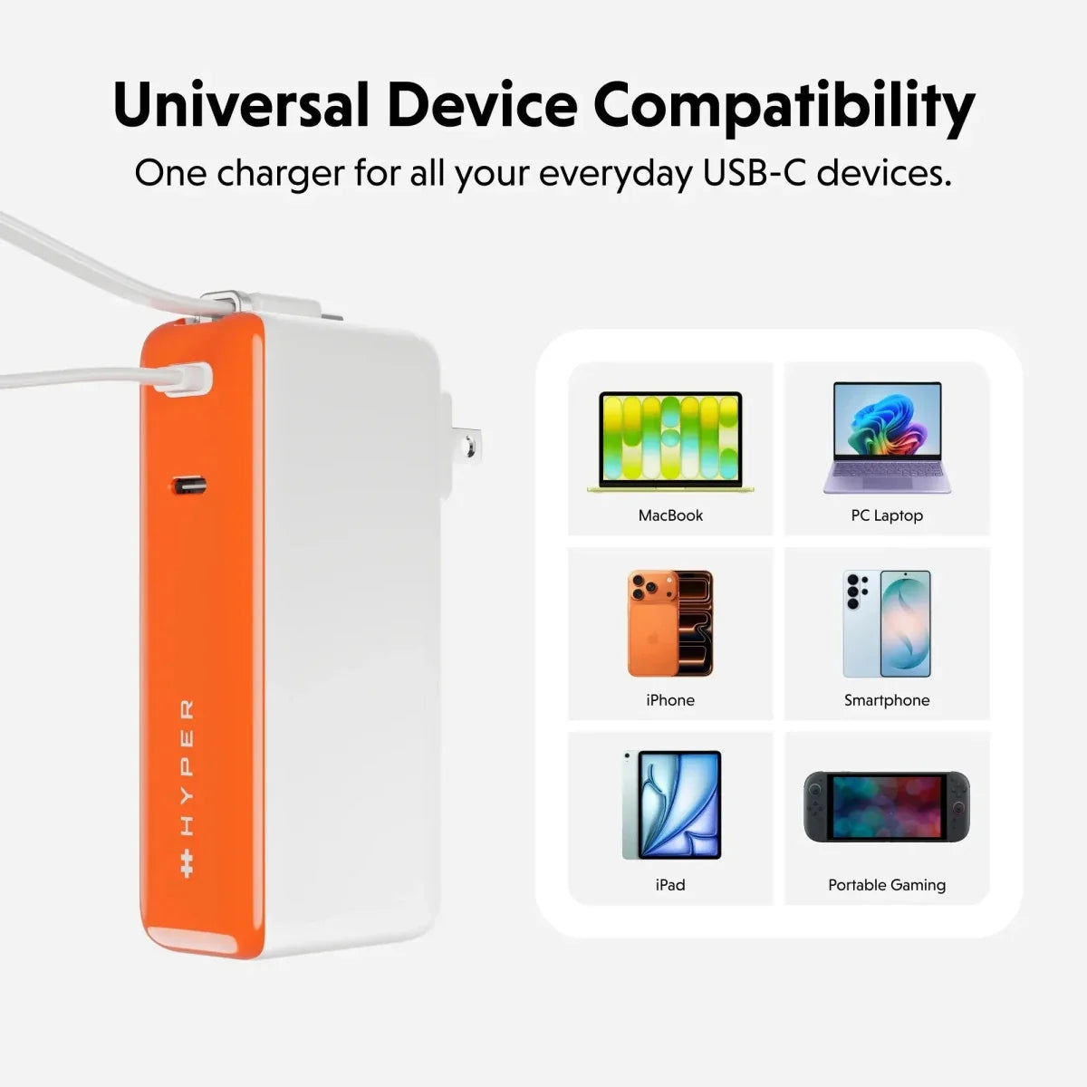 HyperJuice® Flex Mini 35W Power Bank & AC Charger