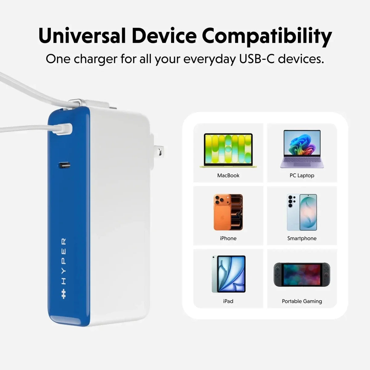 HyperJuice® Flex Mini 35W Power Bank & AC Charger