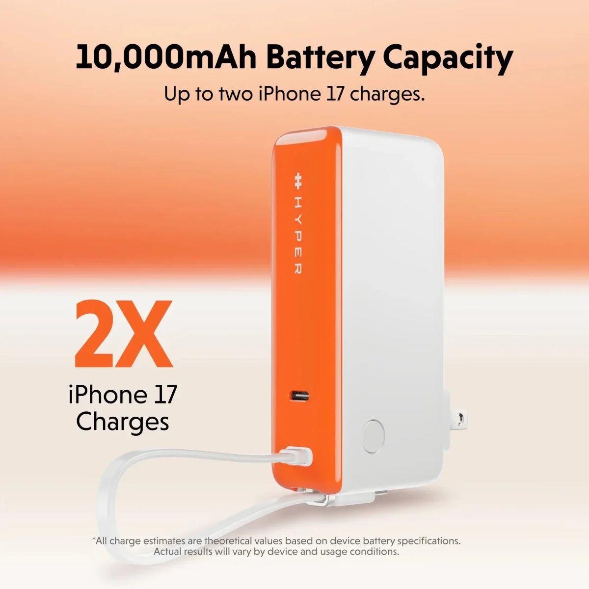 HyperJuice® Flex Mini 35W Power Bank & AC Charger