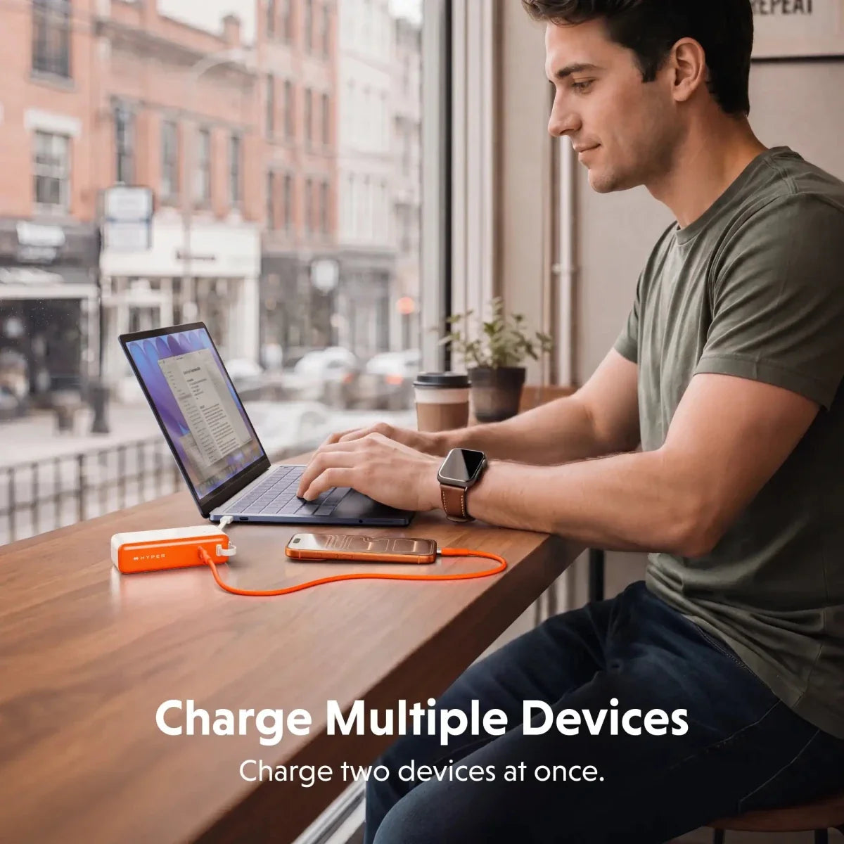 HyperJuice® Flex Mini 35W Power Bank & AC Charger