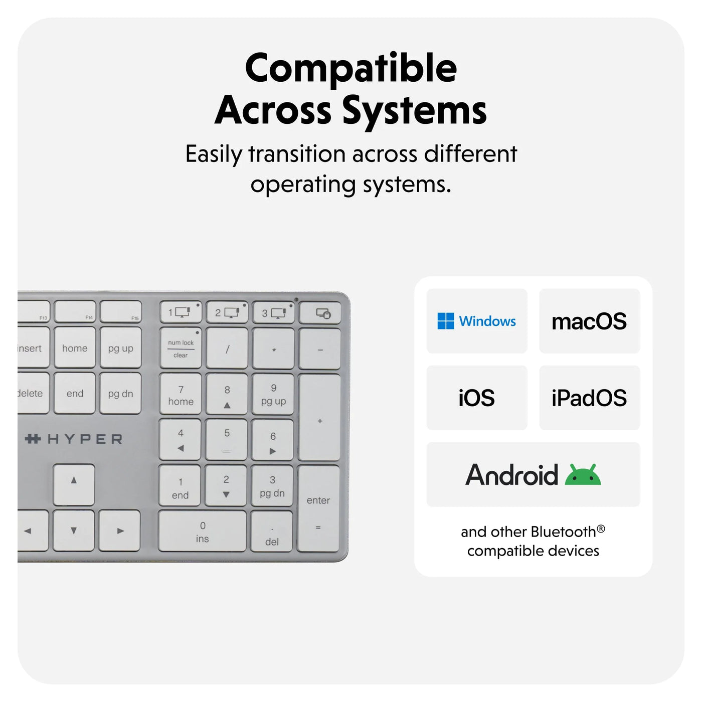 HyperSpace Bluetooth Wireless Keyboard