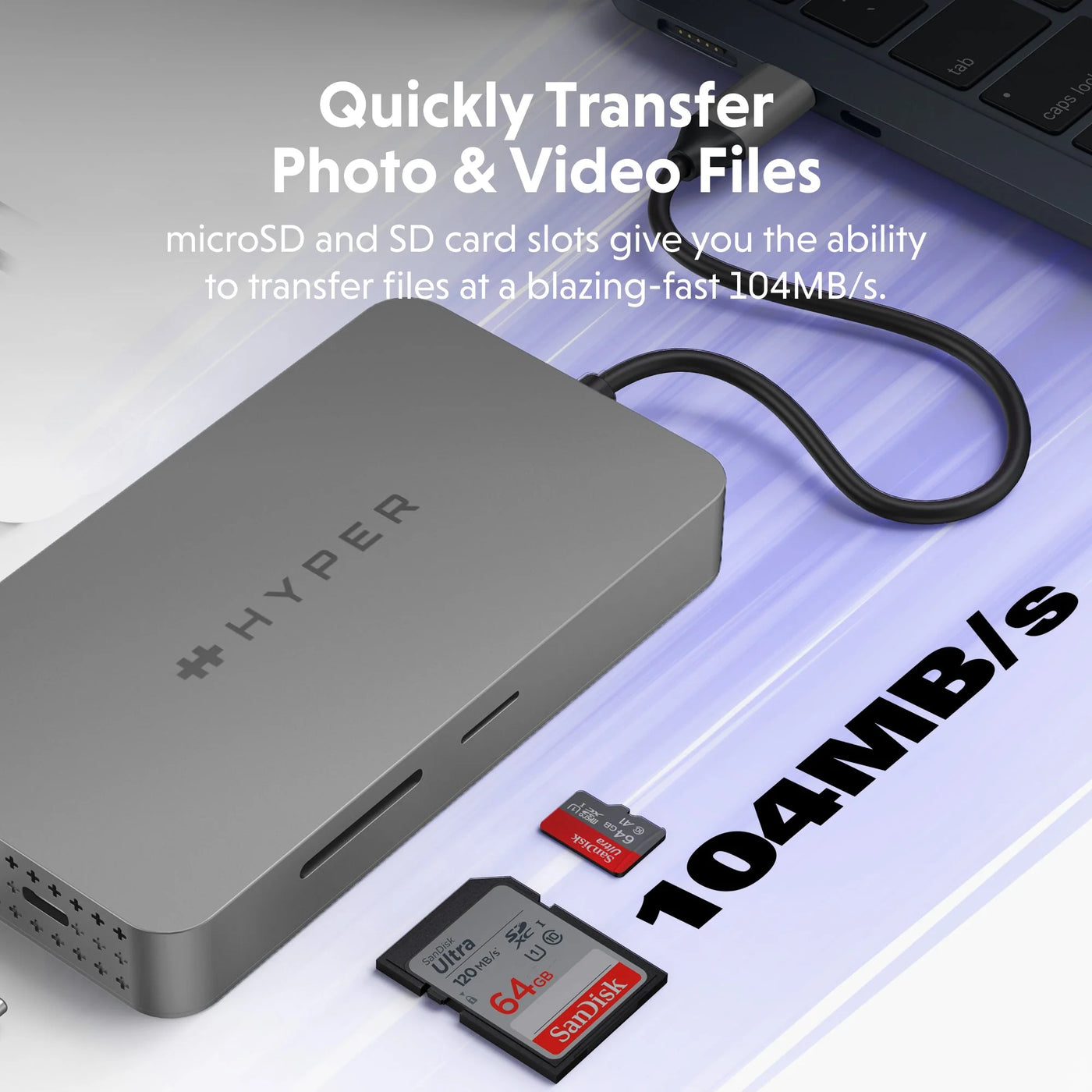 HyperDrive Dual 4K HDMI 10-in-1 USB-C Hub For MacBooks