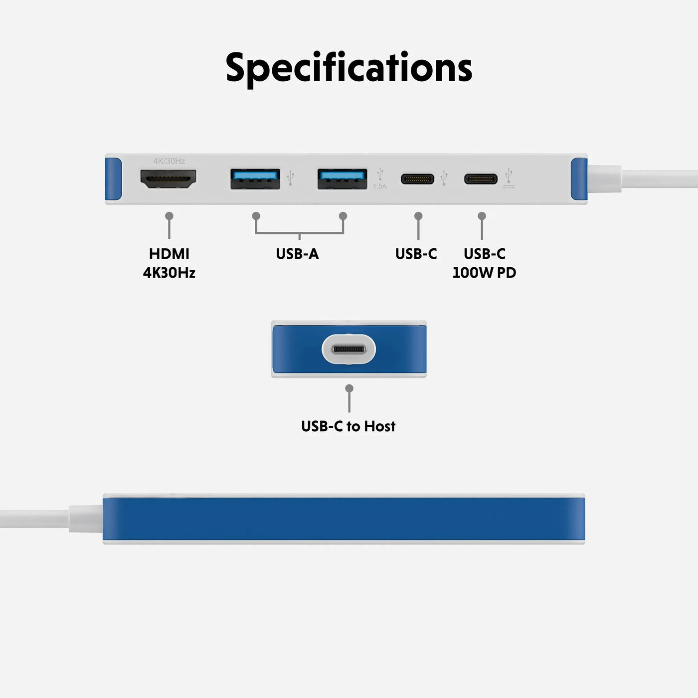 HyperDrive Flex 5 Port USB-C Hub
