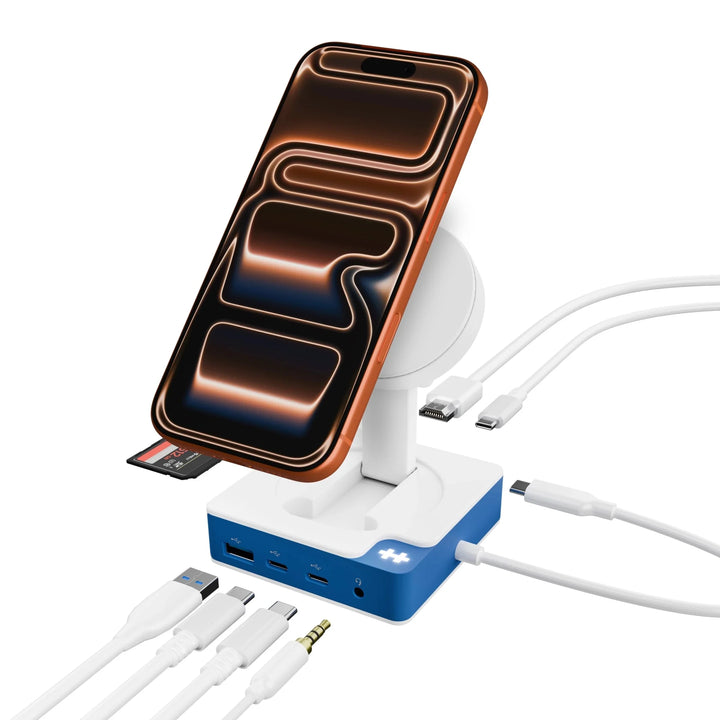 HyperDrive Flex 5 Port USB-C Hub with Qi Phone Charger