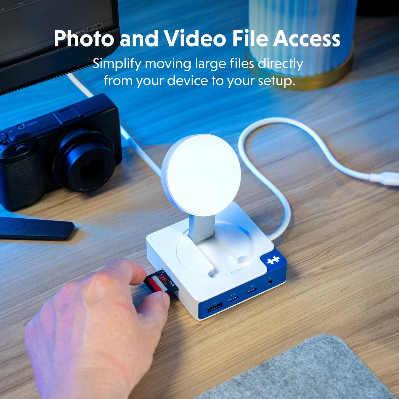 HyperDrive Flex 5 Port USB-C Hub with Qi Phone Charger