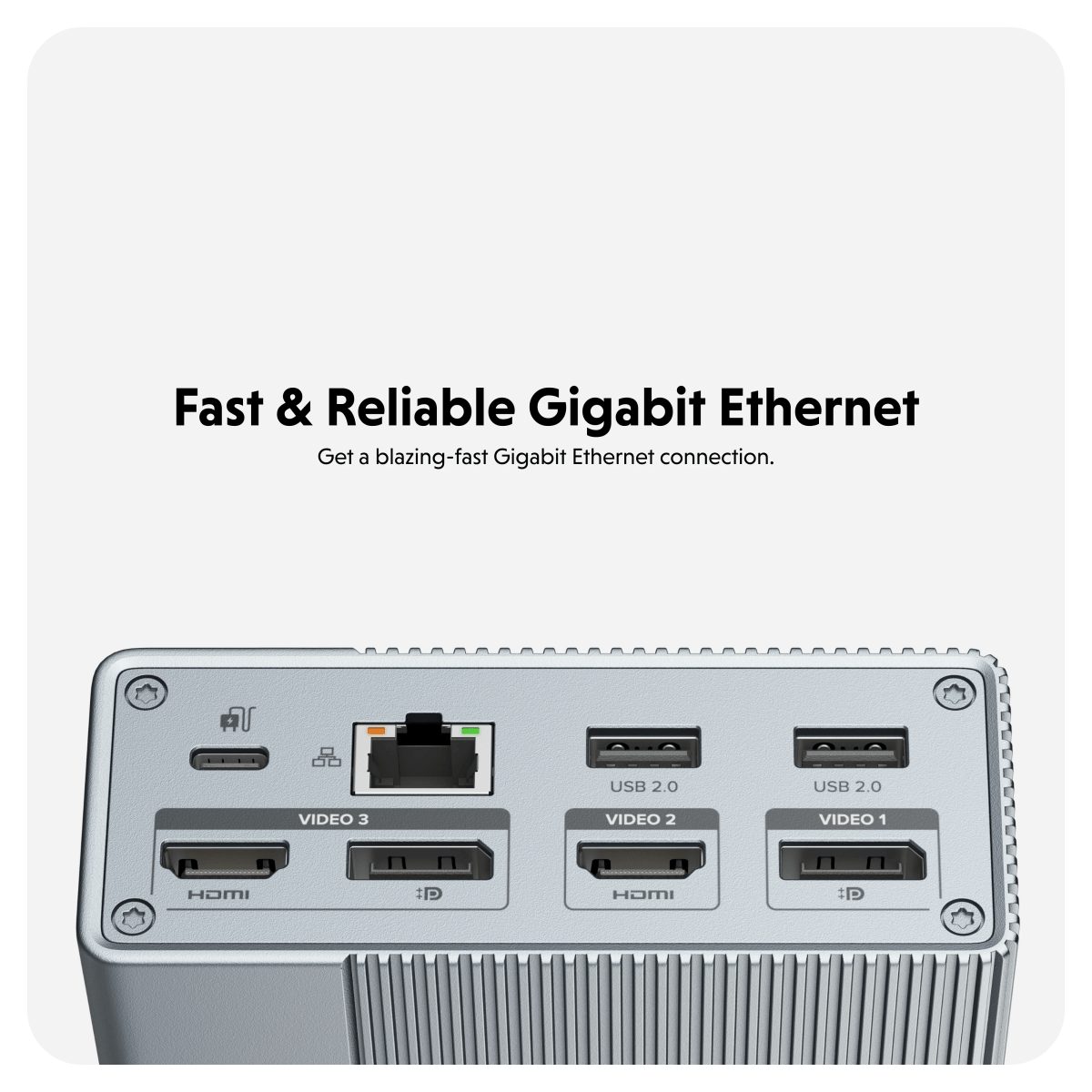 HyperDrive GEN2 12-in-1 USB-C Docking Station With Power Adapter