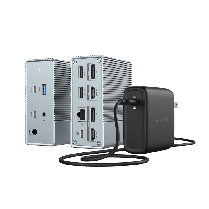 HyperDrive GEN2 12-in-1 USB-C Docking Station With Power Adapter