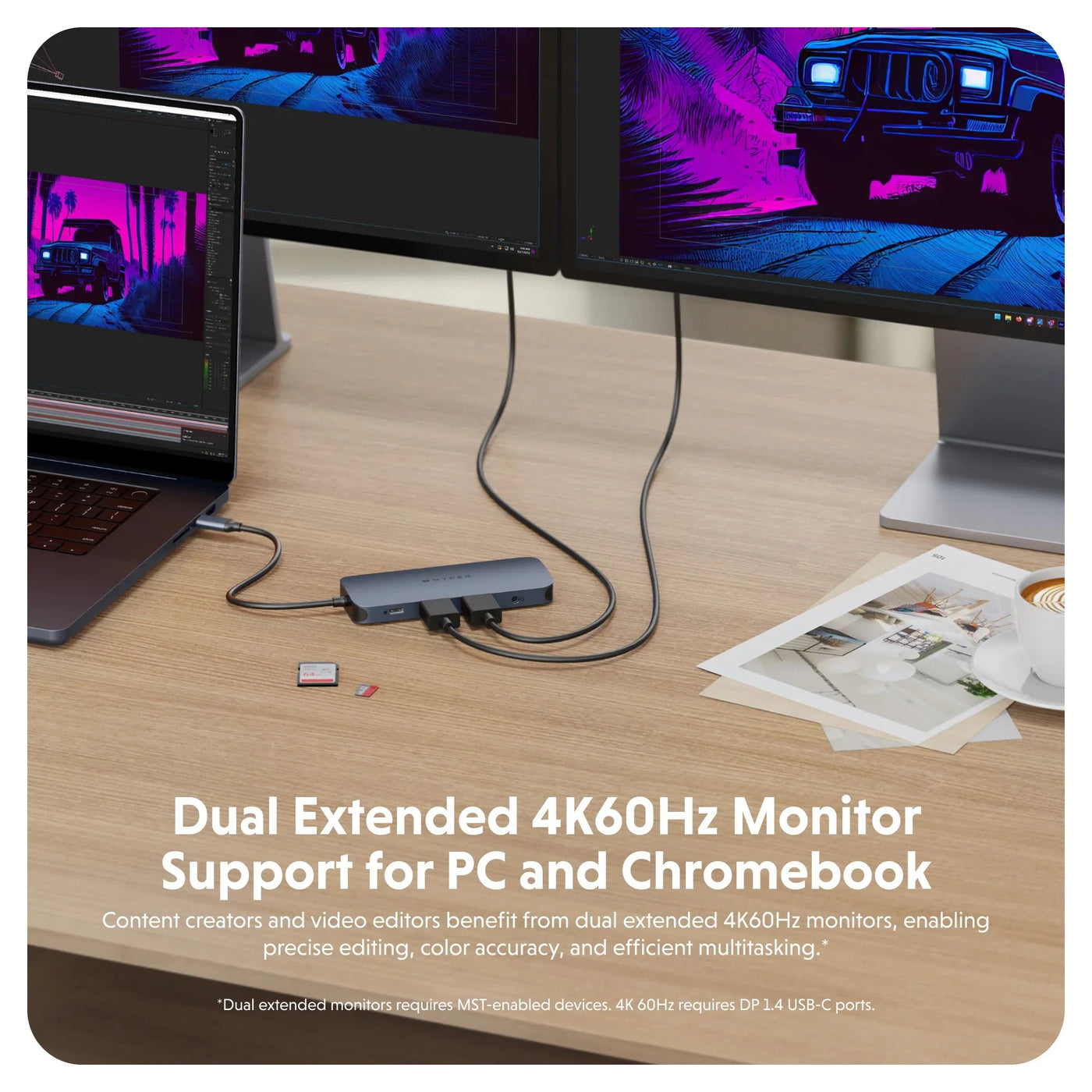 HyperDrive Next 11 Port Dual 4K60Hz HDMI USB-C Hub