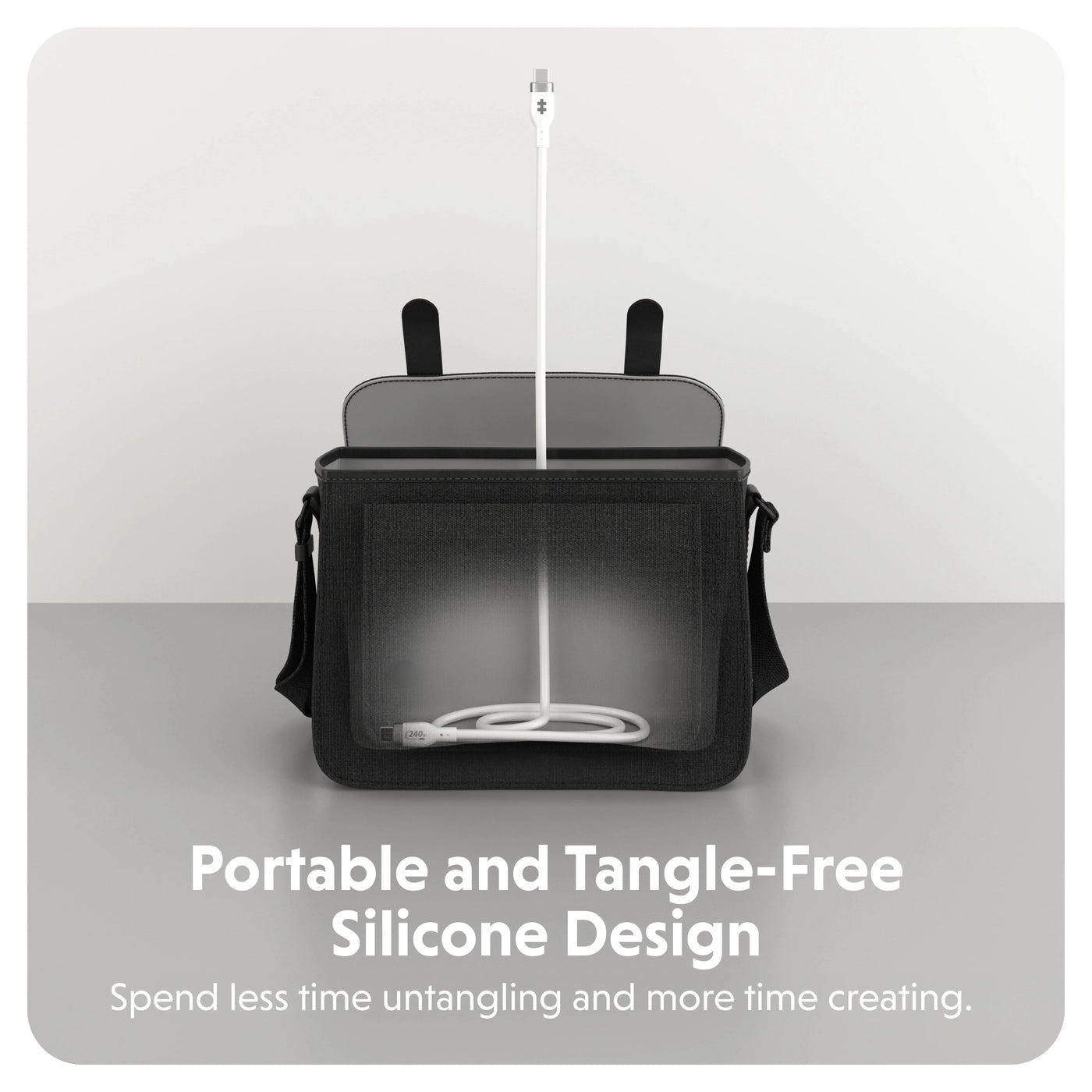 HyperJuice 240W Silicone USB-C to USB-C Cable (3ft/1m)
