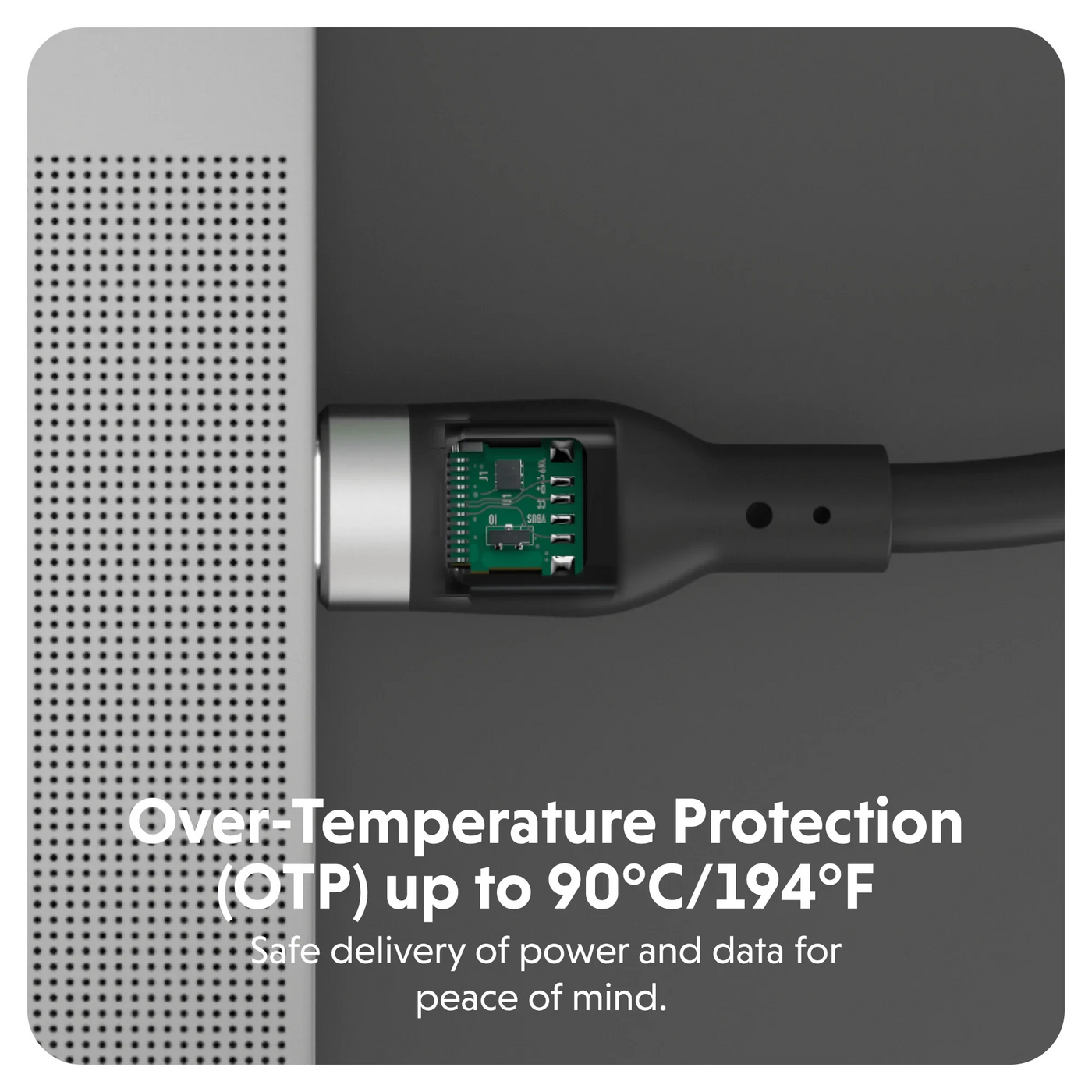 HyperJuice 240W Silicone USB-C to USB-C Cable (3ft/1m)