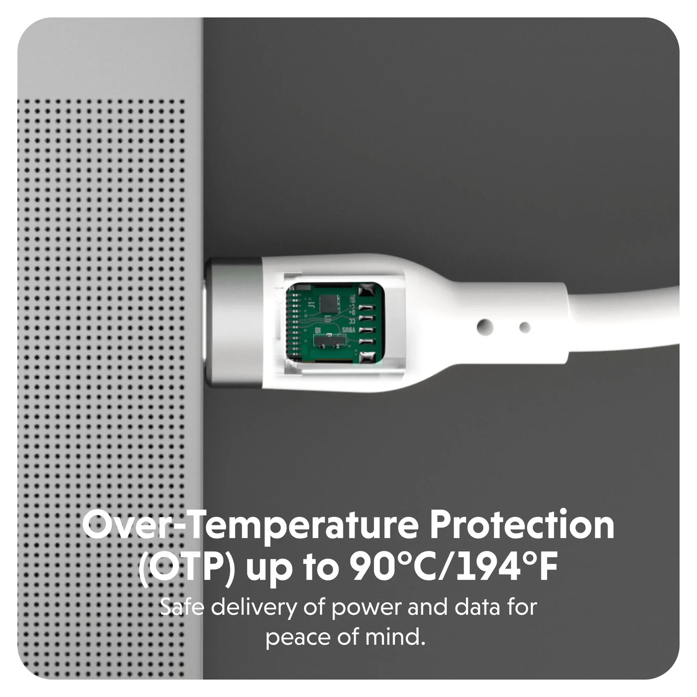 HyperJuice 240W Silicone USB-C to USB-C Cable (6ft/2m)