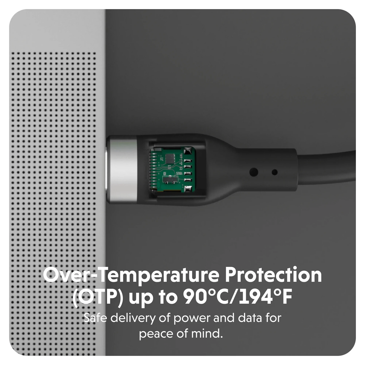 HyperJuice 240W Silicone USB-C to USB-C Cable (6ft/2m)