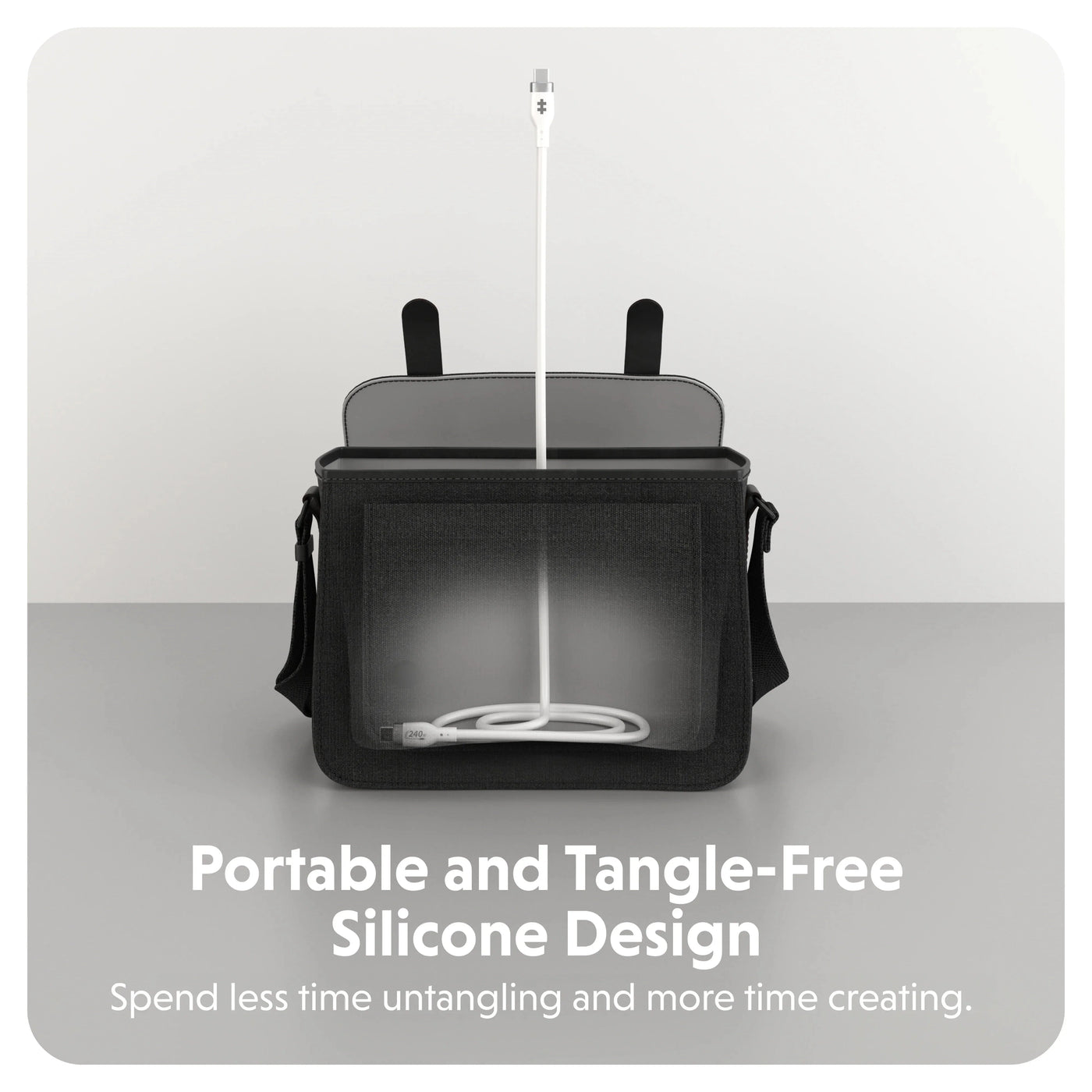 HyperJuice 240W Silicone USB-C to USB-C Cable (6ft/2m)