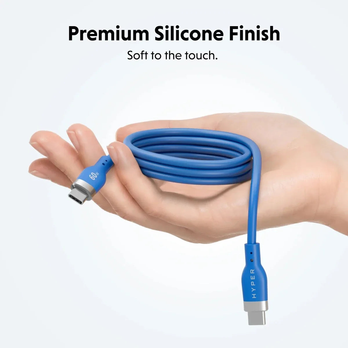 HyperJuice® Flex USB-C Silicone Charging Cable