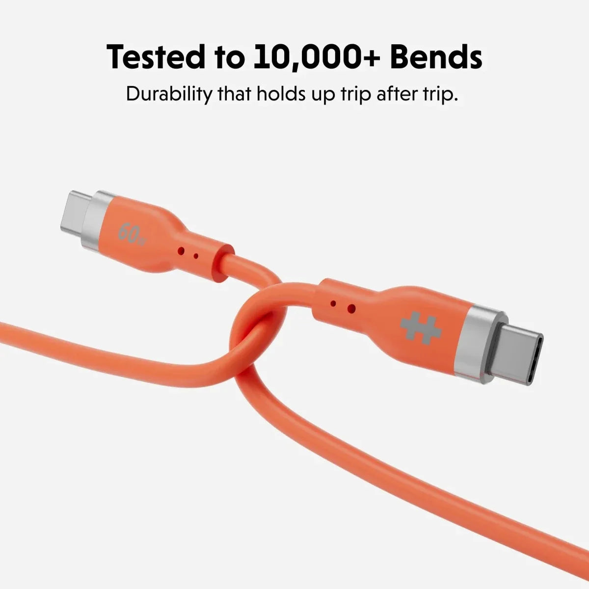 HyperJuice® Flex USB-C Silicone Charging Cable