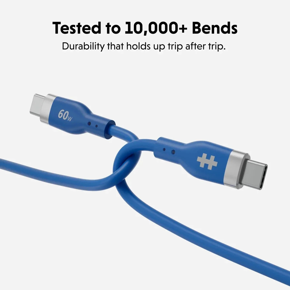 HyperJuice® Flex USB-C Silicone Charging Cable