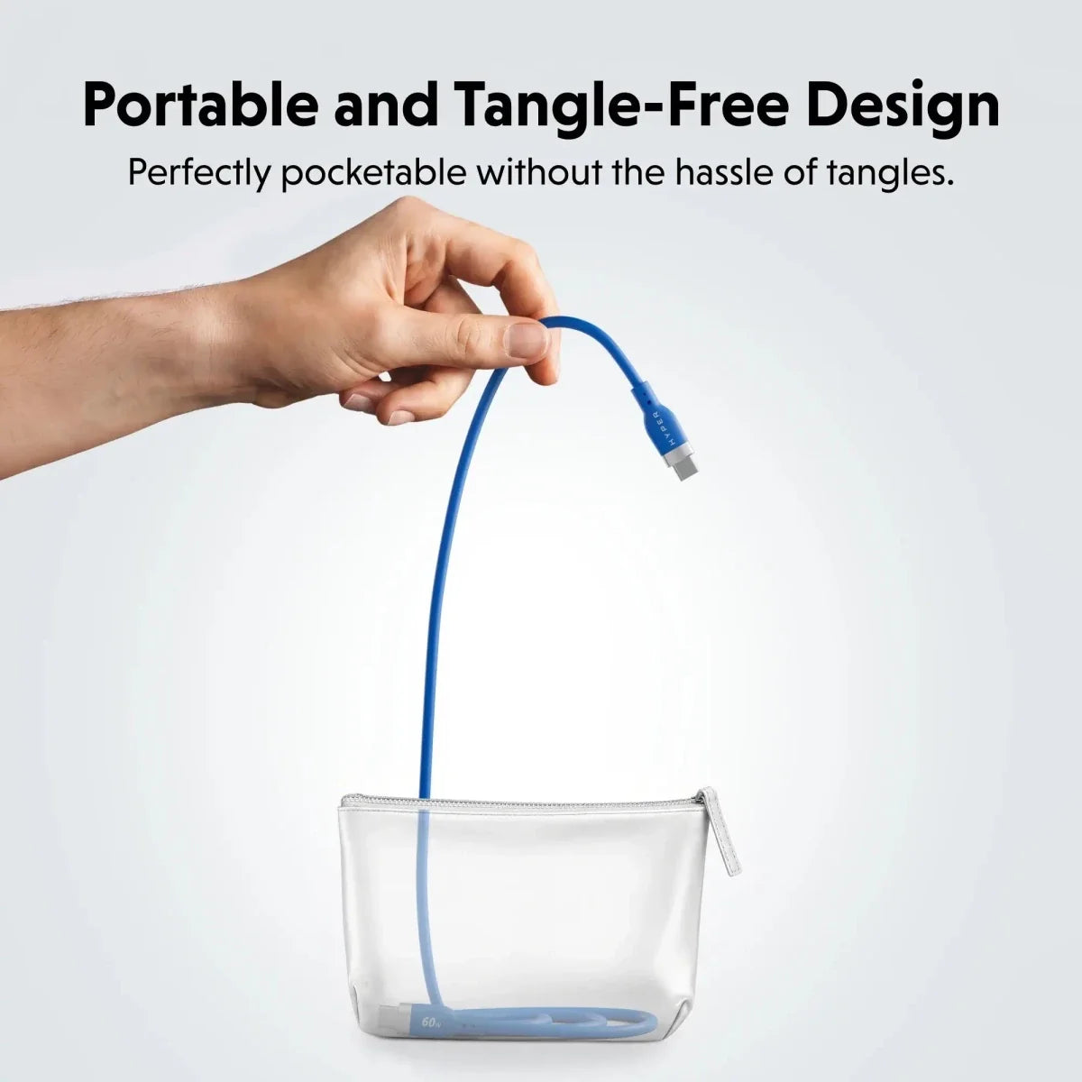 HyperJuice® Flex USB-C Silicone Charging Cable
