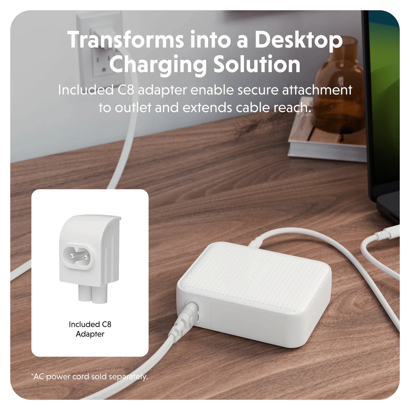 HyperJuice® 145W GaN Safety Tested Travel Charger