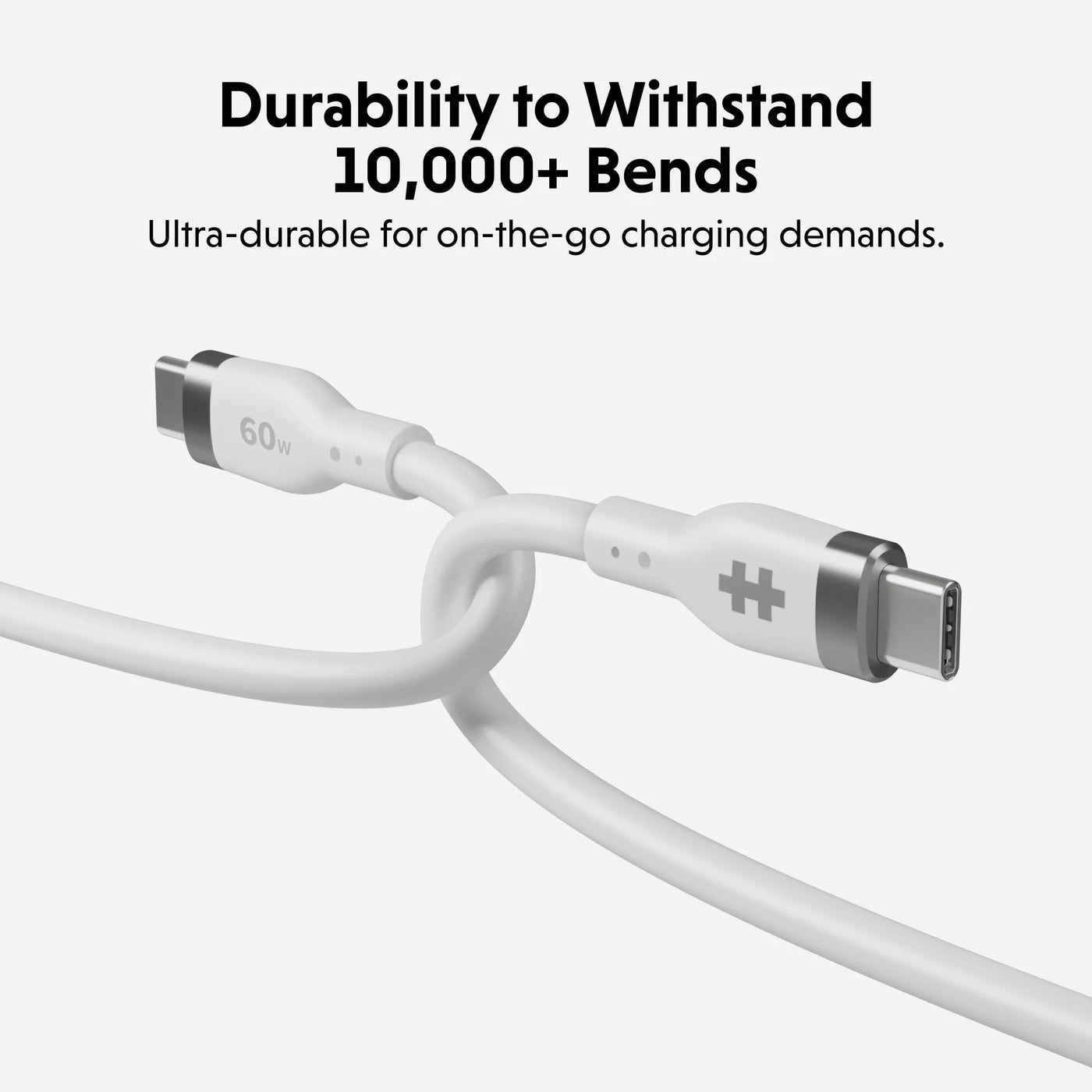 HyperJuice USB-C Silicone Charging Cable (1.5m/5ft)
