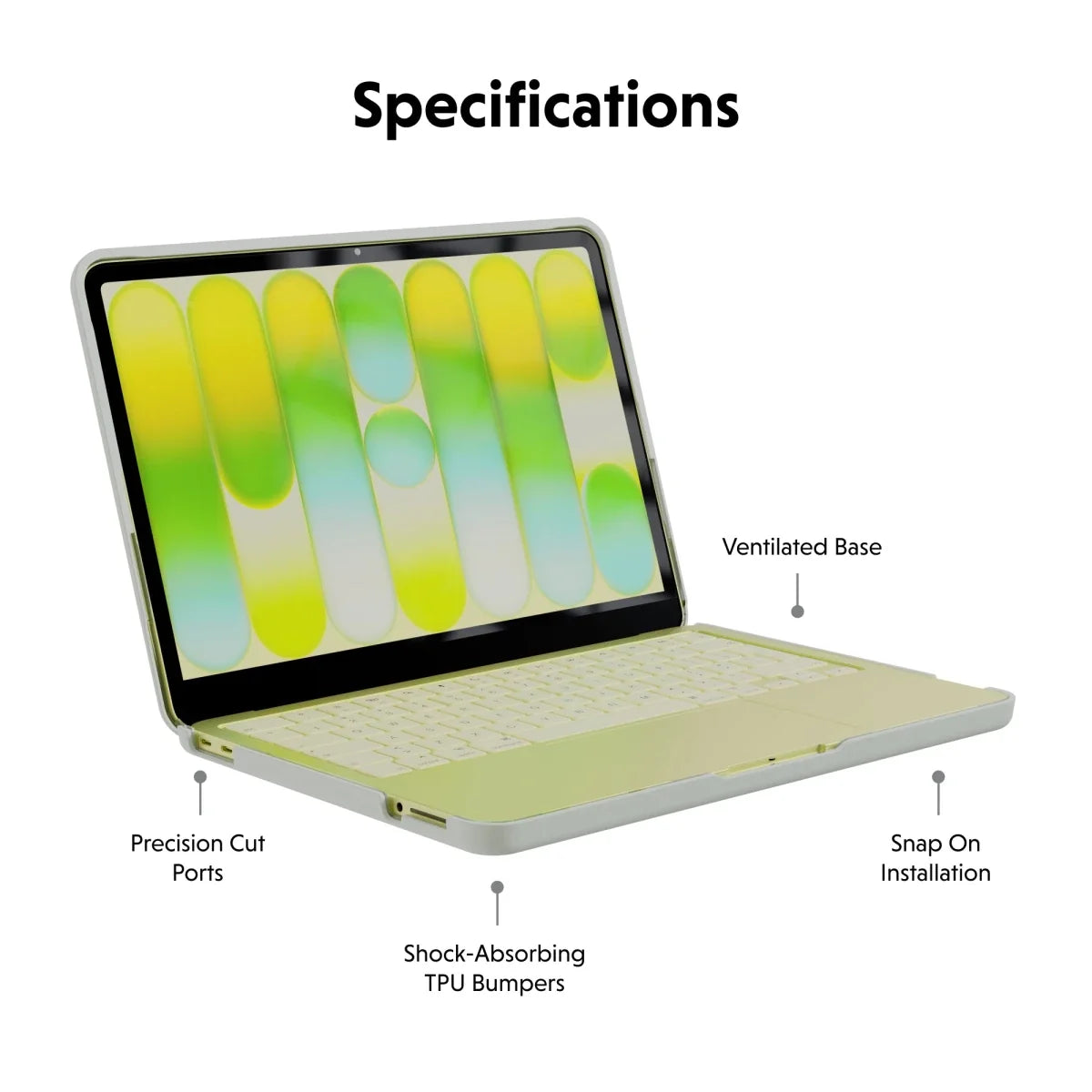 HyperShield Clear Case for MacBook Neo (A18 Pro) 13"